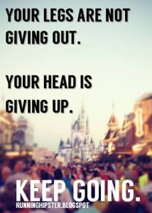 giving up