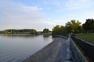 The shore of Lake Champlain
