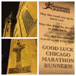 This church was at mile 13 and loved the sign on the side of it.
